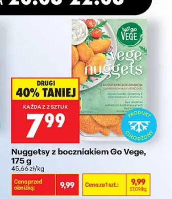 Nuggetsy z boczniakiem Go Vege promocja w Biedronka