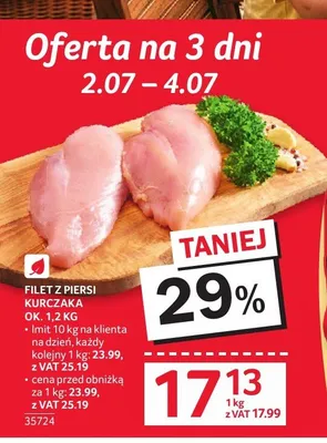 Filet z piersi kurczaka promocja w Selgros