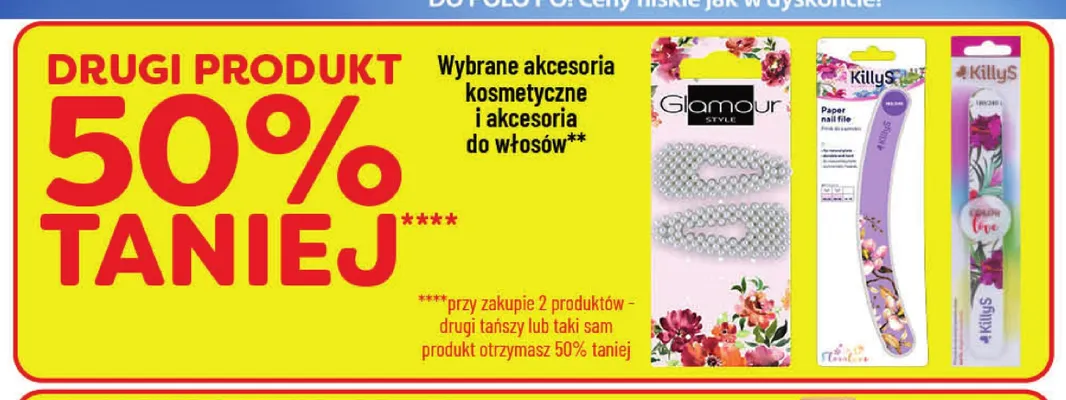 Akcesoria kosmetyczne i akcesoria do włosów promocja w POLOmarket