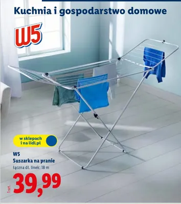 Suszarka na pranie promocja w Lidl