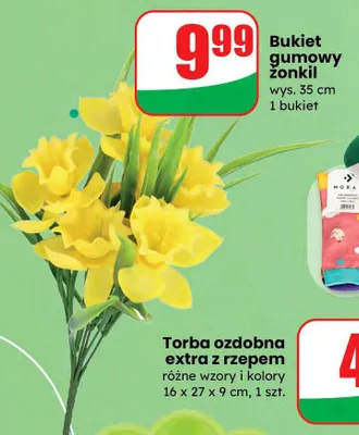 Torba ozdobna extra z rzepem różne wzory i kolory promocja w Dino
