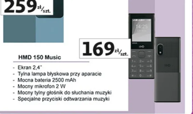 Telefon 150 Music promocja w Auchan