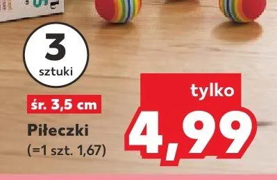 Piłeczki dla kota promocja w Kaufland
