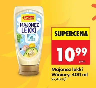 Majonez lekki Winiary promocja w Biedronka