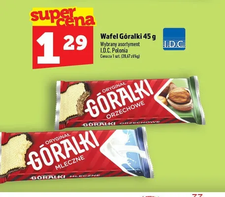 Wafel Góralki promocja w TOPAZ