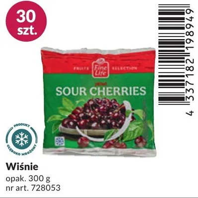 Wiśnie promocja w Makro