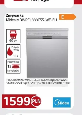 Zmywarka Midea MDWPF1333CSS-WE-EU promocja w kakto.pl