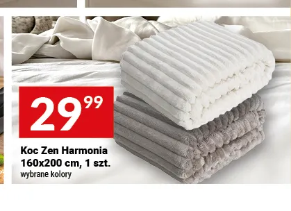 Koc Zen Harmonia 160x200 cm promocja w Twój Market