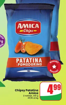 Chipsy Patatina Amica promocja w Dino