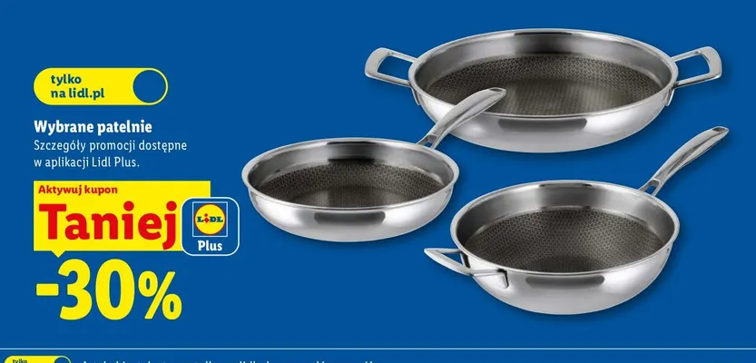 Patelnie promocja w Lidl