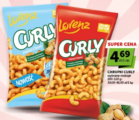 Chrupki orzechowe Lorenz Curly Peanut Classic Light promocja w ABC