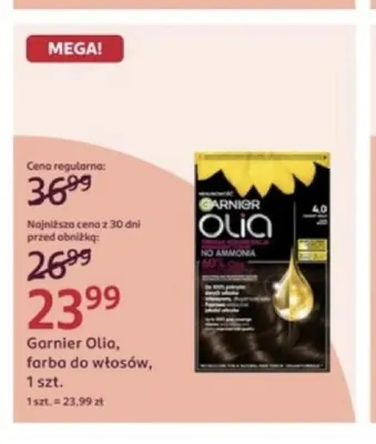 Farba do włosów Garnier Olia promocja w Rossmann