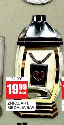 Znicz artystyczny Medalia B/W promocja w Bingo