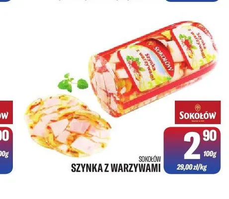 Szynka z warzywami Sokołów promocja w Tomi Markt