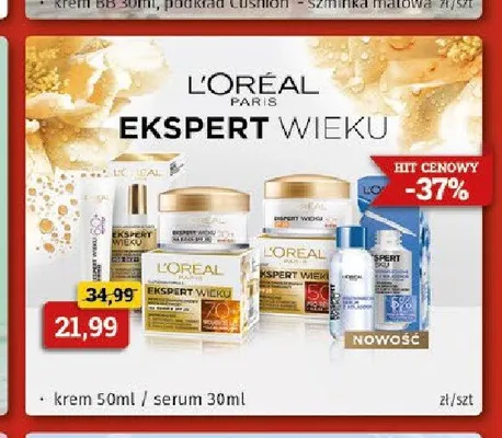 Krem do twarzy L'Oreal Paris Ekspert Wieku promocja w Drogeria Kosmyk
