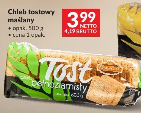 Chleb tostowy maślany Oskroba promocja w Makro