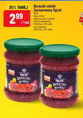 Buraczki wiórki Zaczarowany Ogród promocja w POLOmarket