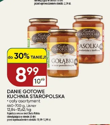 Danie gotowe Kuchnia Staropolska Fasolka po bretońsku z kiełbasą promocja w Chata Polska