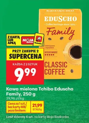 Kawa mielona Tchibo Eduscho Family promocja w Biedronka