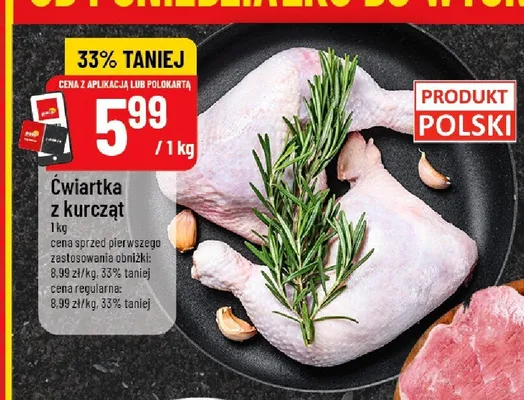 Ćwiartka z kurcząt promocja w POLOmarket