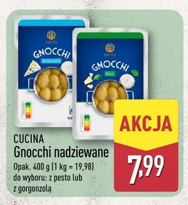 Gnocchi nadziewane z pesto Cucina promocja w Aldi
