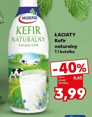 Kefir naturalny Łaciate promocja w Kaufland