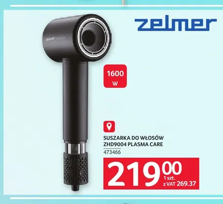 Suszarka do włosów ZHD9004 Plasma Care Zelmer promocja w Selgros