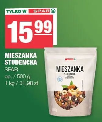 Mieszanka studencka SPAR promocja w SPAR