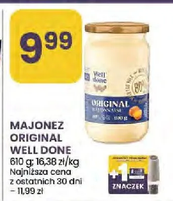 Majonez Original Well Done promocja w Stokrotka