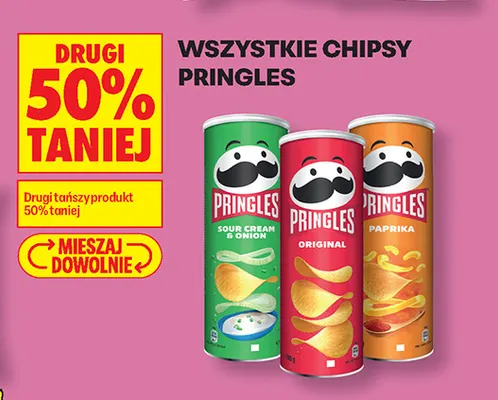 Chipsy Original Pringles promocja w Biedronka