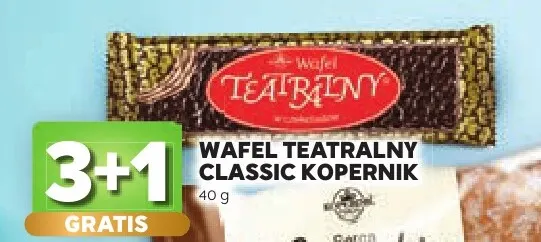 Wafel Teatralny Classic Kopernik promocja w Stokrotka
