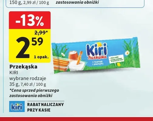 Przekąska Kiri promocja w Intermarche