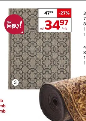Chodnik Dawn Taupe 80 cm promocja w Komfort