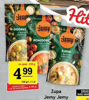 Zupa pomidorowa z kurczakiem i ryżem Jemy Jemy promocja w Gram Market