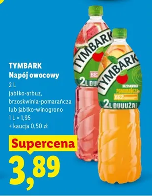 Napój owocowy jabłko-arbuz promocja w Lidl