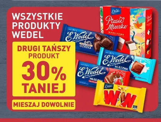 Ptasie Mleczko waniliowe E.Wedel E. Wedel promocja w Aldi