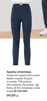 Spodnie stretchowe damskie Tchibo promocja w Tchibo
