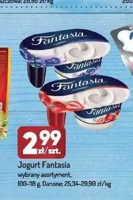 Jogurt Fantasia Danone promocja w Avita