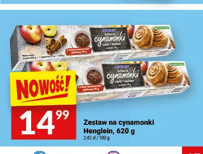 Zestaw na cynamonki Henglein promocja w Twój Market