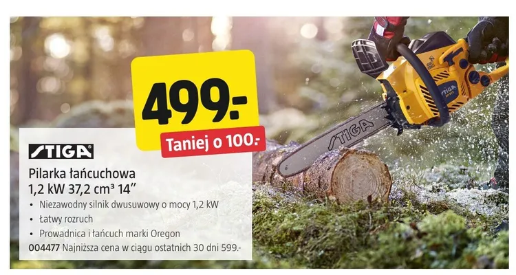 Pilarka łańcuchowa Stiga promocja w Jula