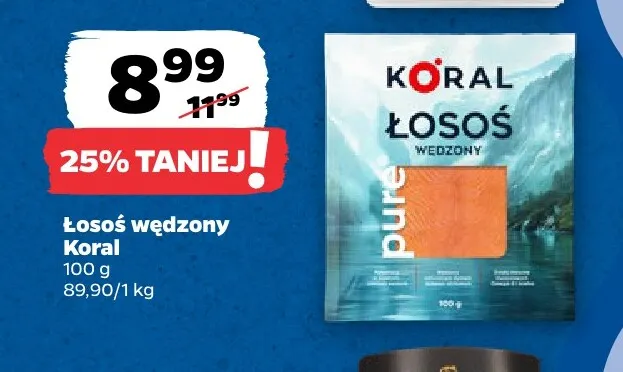 Łosoś wędzony promocja w Netto