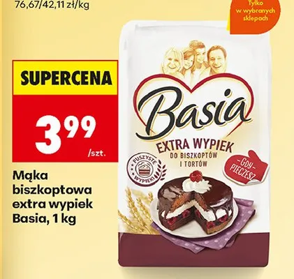 Mąka biszkoptowa extra wypiek promocja w Biedronka