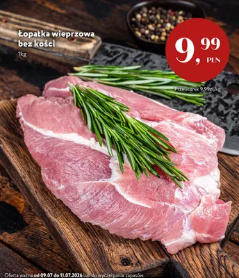 Łopatka wieprzowa bez kości promocja w Market Point