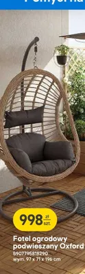 Fotel ogrodowy podwieszany promocja w Castorama