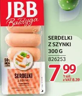 Serdelki z szynki JBB Bałdyga 300g promocja w Selgros