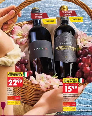 Wino Negroamaro Primitivo promocja w Biedronka