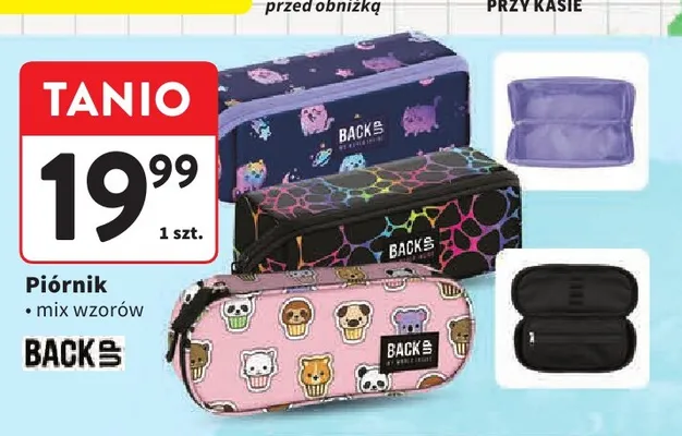 Piórnik Backs promocja w Intermarche