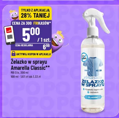 Żelazko w sprayu Classic promocja w POLOmarket