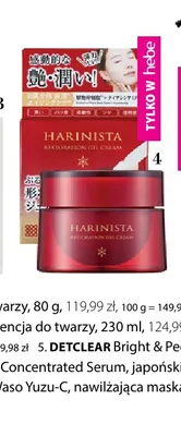Harinista Restoration Gel Cream japoński żel-krem do twarzy promocja w Hebe