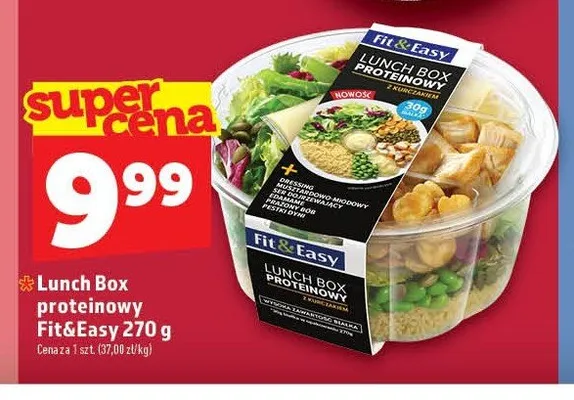 Lunch Box proteinowy Fit&Easy promocja w TOPAZ